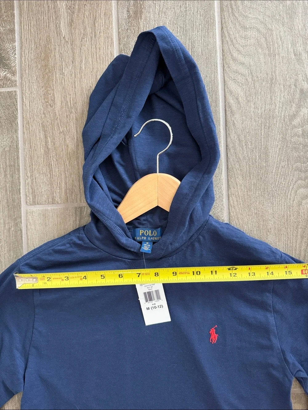 BNWT Polo by Ralph Lauren Boys size M 10-12 Navy hoodie